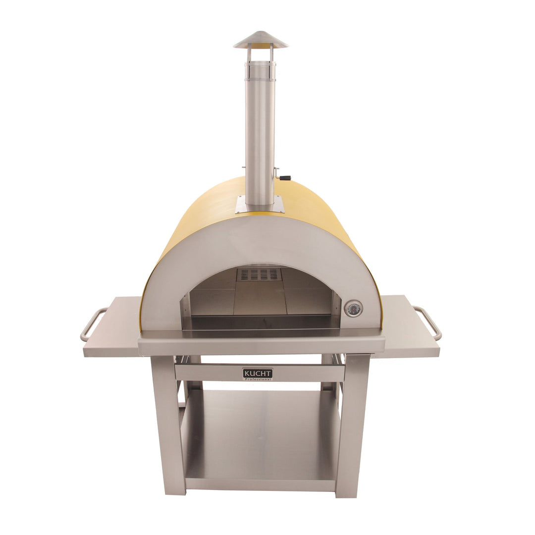 VENICE Outdoor Wood Fired Pizza Oven in Yellow