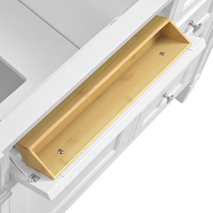 Brittany 84" Double Vanity in Bright White