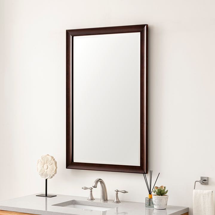 Glenbrooke 26" Mirror, Burnished Mahogany