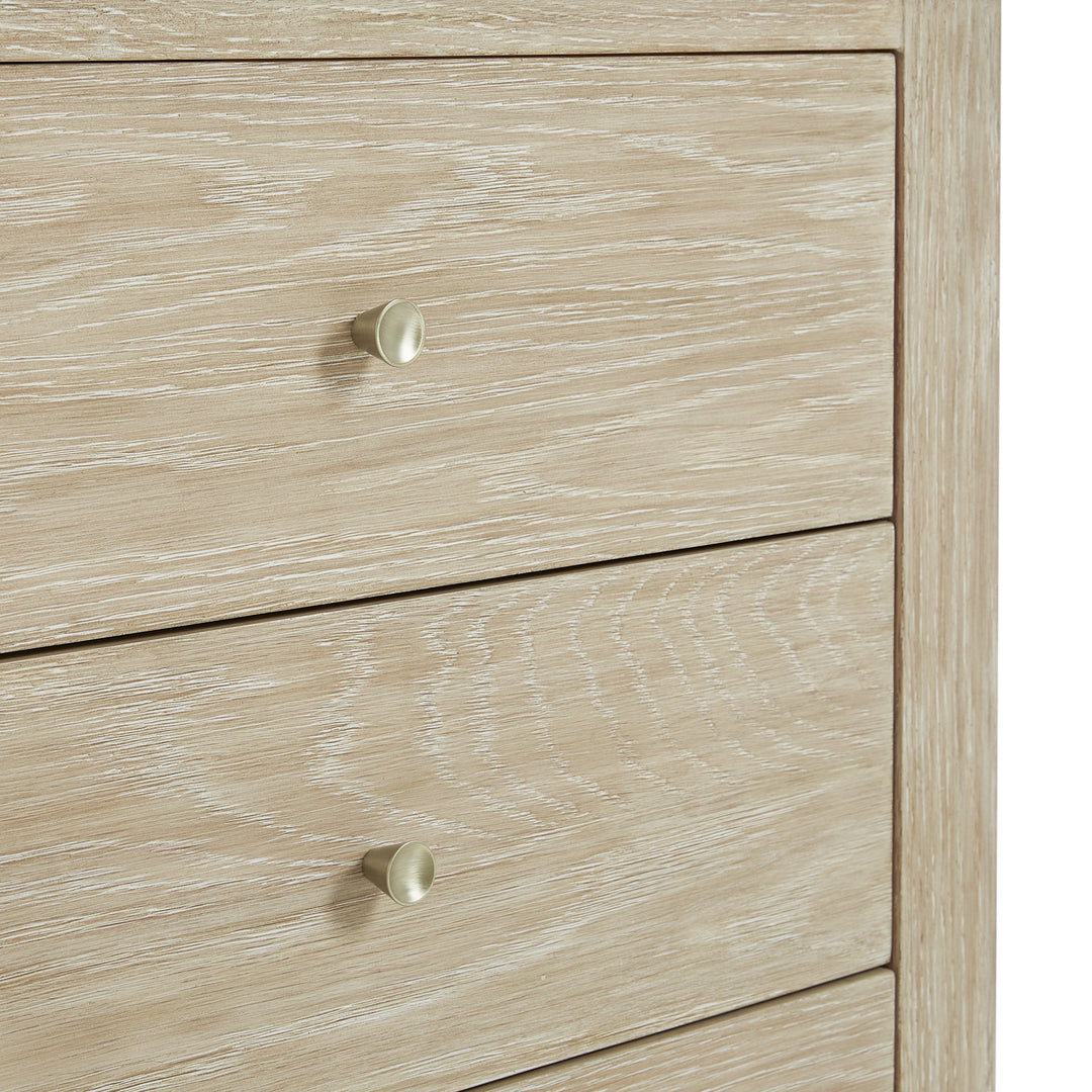 Marigot 48" Single Vanity, Sunwashed Oak w/ 3 CM Parisien Bleu Silestone Top w/ FreePower Wireless Charger