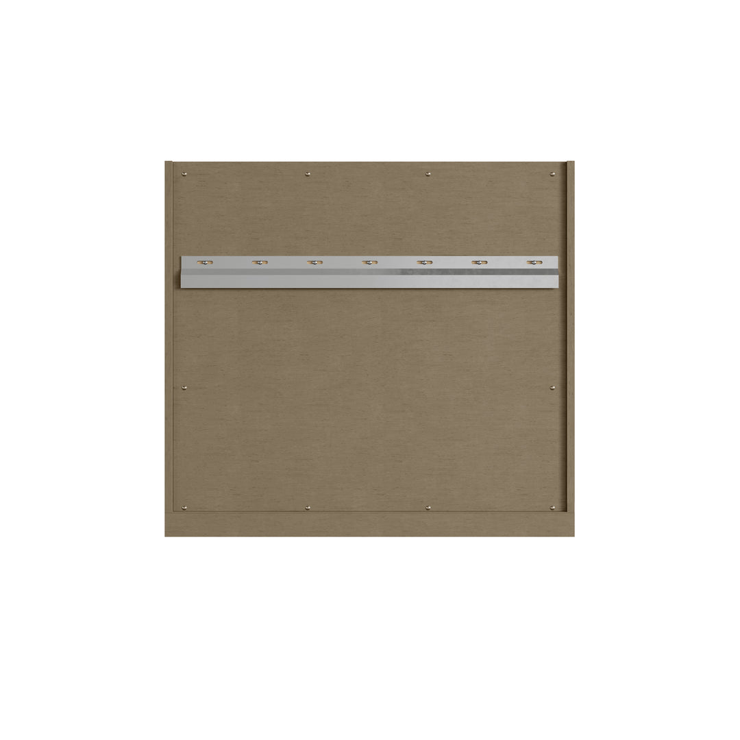 Chicago 30" Single Vanity, Walnut Whisper, w/ 3 CM Lime Delight Silestone® Top