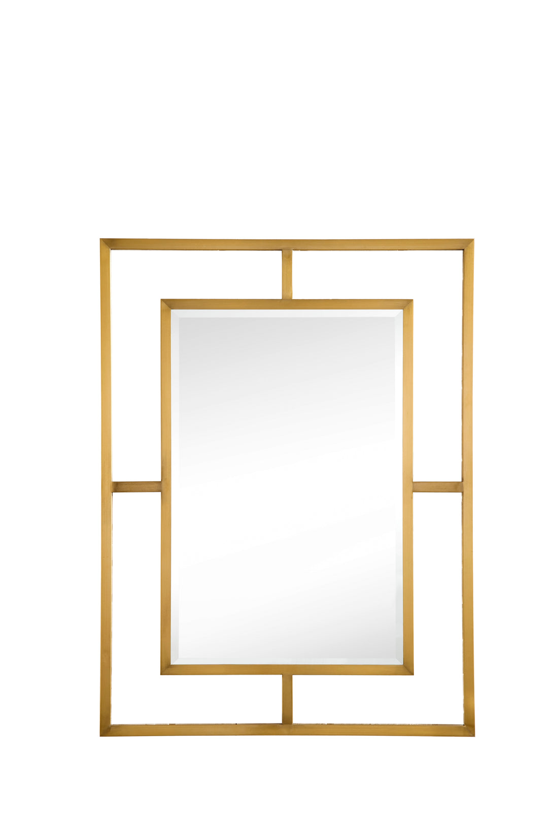 Boston 30" Rectangular Mirror, Radiant Gold