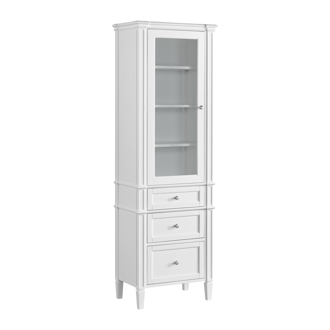 Brittany Linen Cabinet, Bright White