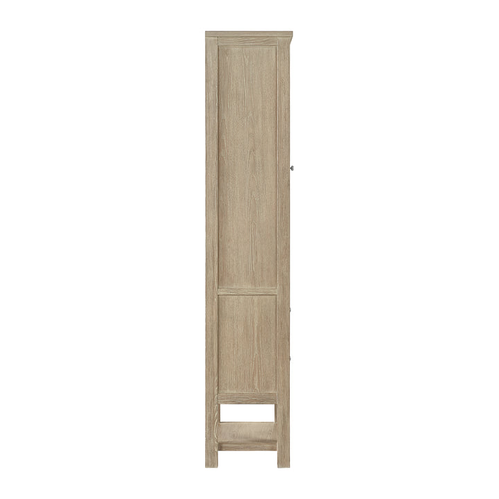 Breckenridge Linen Cabinet, Whitewashed Oak