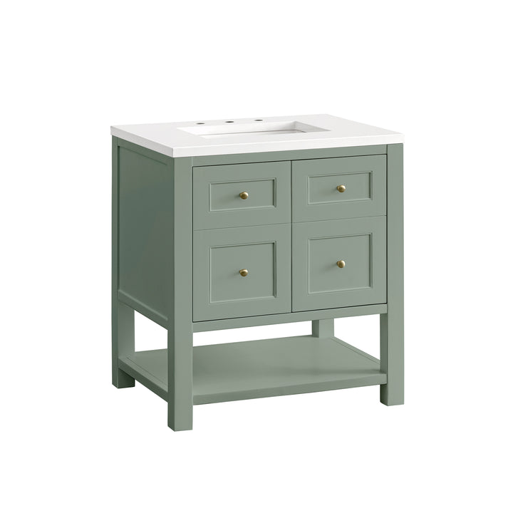 Breckenridge 30" Single Vanity Cabinet, Smokey Celadon