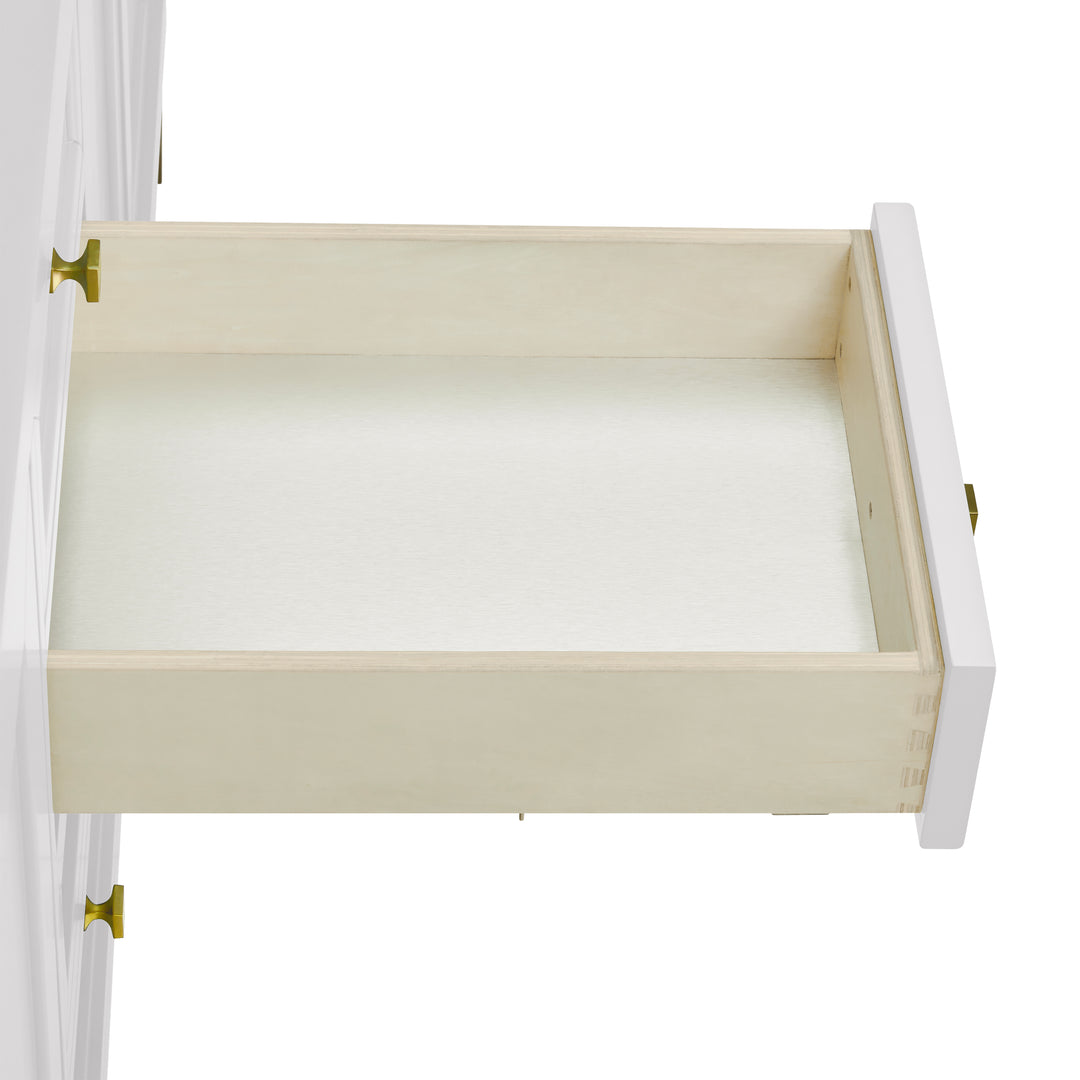 Chicago 72" Double Vanity, Glossy White, w/ 3 CM Victorian Silver Silestone Top w/ FreePower Wireless Charger