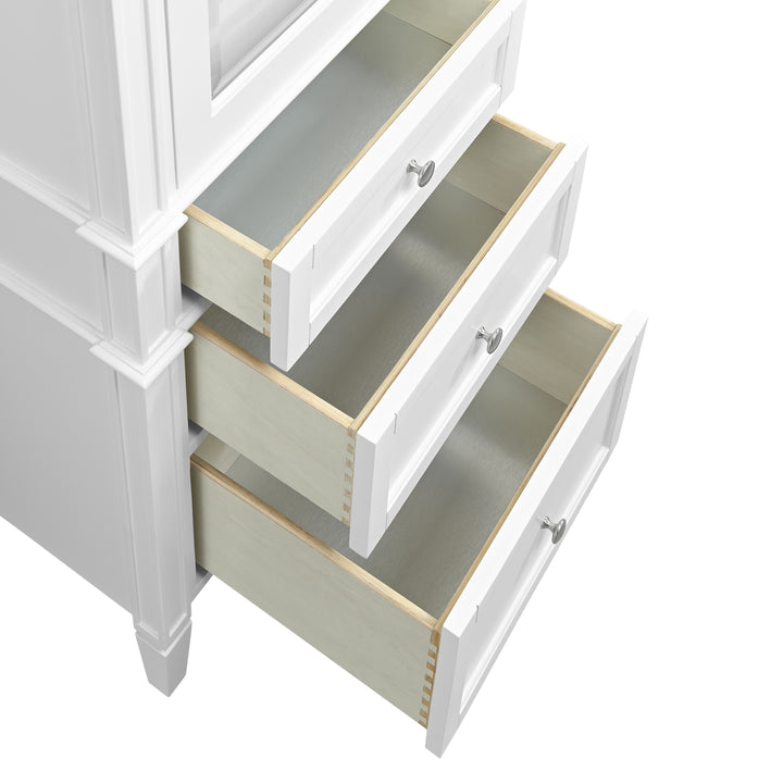 Brittany Linen Cabinet, Bright White