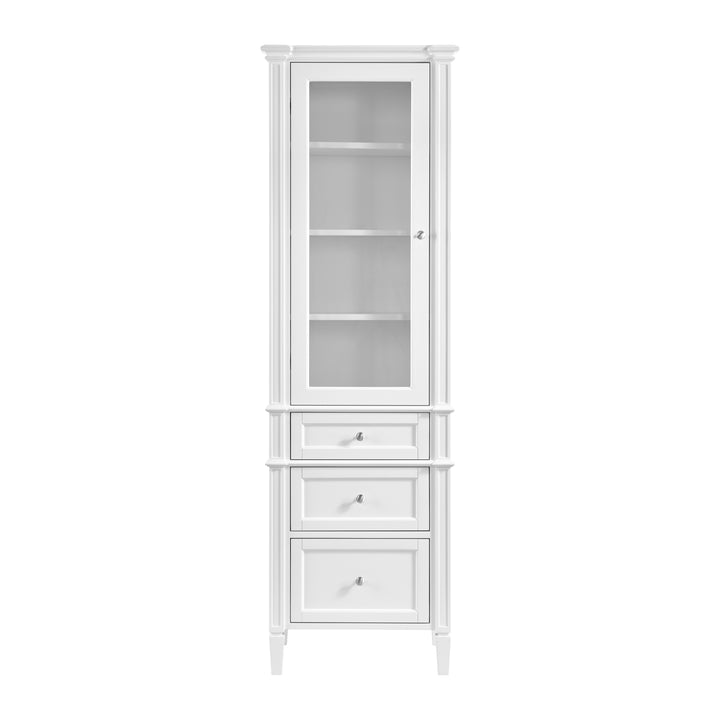 Brittany Linen Cabinet, Bright White