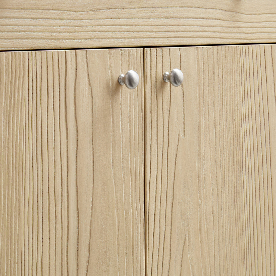 Gracyn 36" Single Vanity, Coastal Driftwood, w/ 3 CM White Zeus Quartz Widespread Top