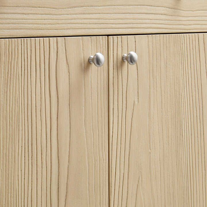 Gracyn 36" Single Vanity, Coastal Driftwood, w/ 3 CM White Zeus Quartz Widespread Top