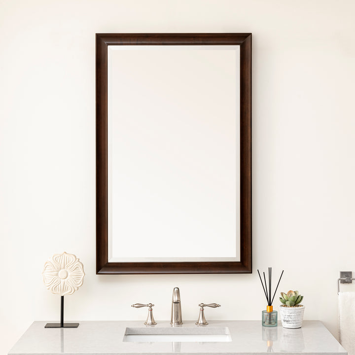 Glenbrooke 26" Mirror, Burnished Mahogany