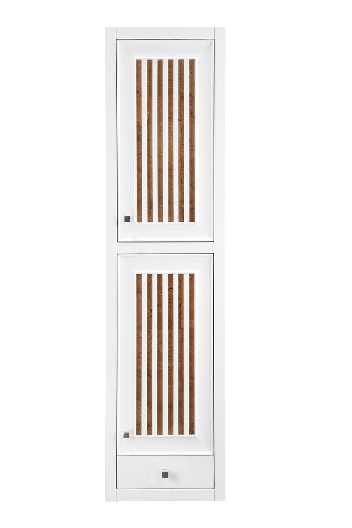 Athens 15"  Tower Hutch - Right, Glossy White
