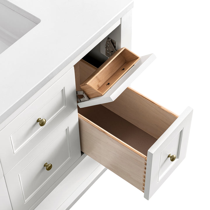 Breckenridge 36" Single Vanity Cabinet, Bright White