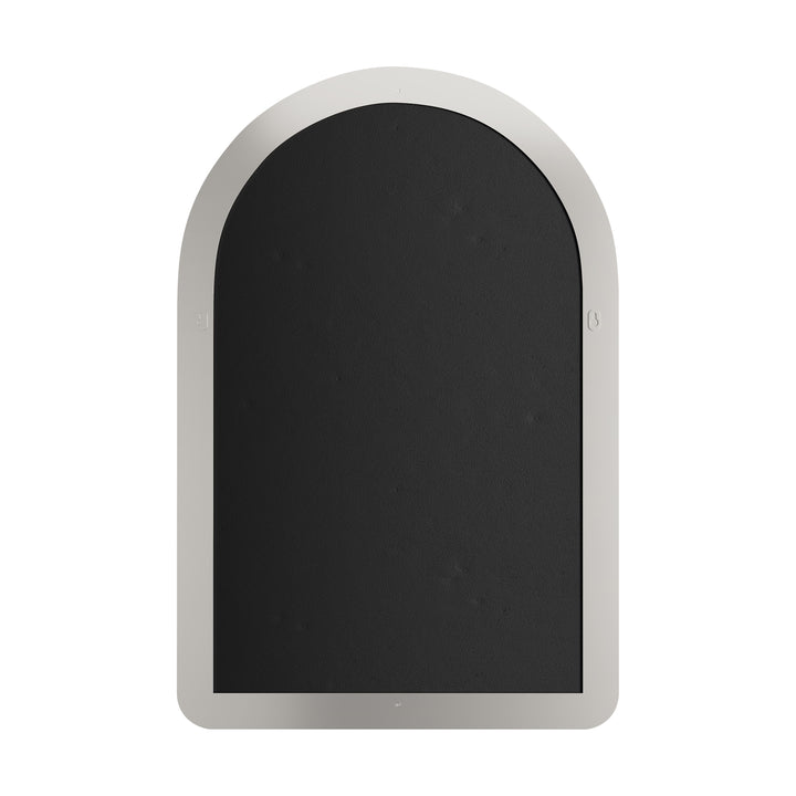 Rohe 24" Arched Mirror, Satin Nickel