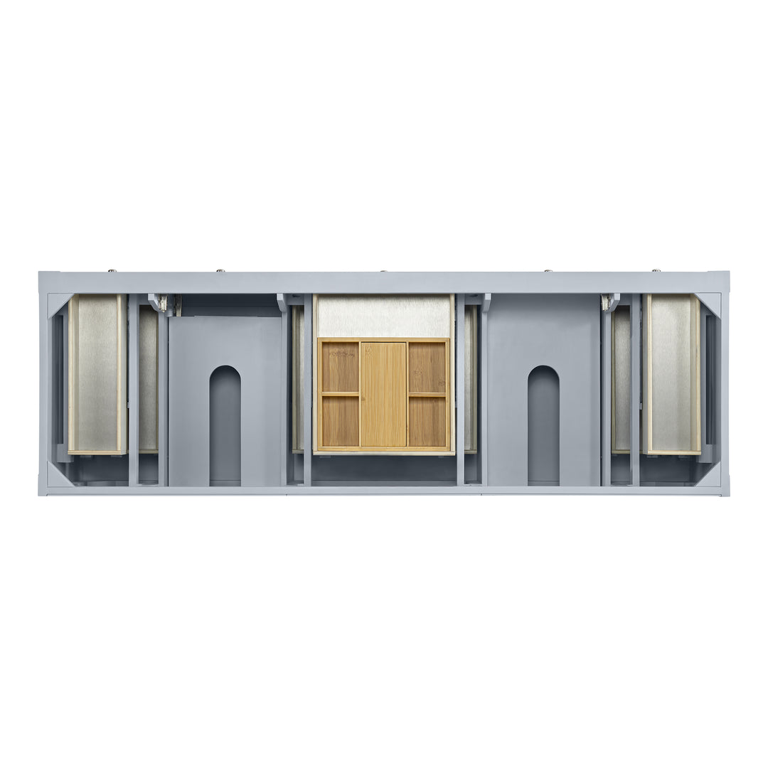 Breckenridge 72" Double Vanity, Serenity Blue