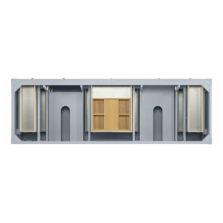 Breckenridge 72" Double Vanity, Serenity Blue