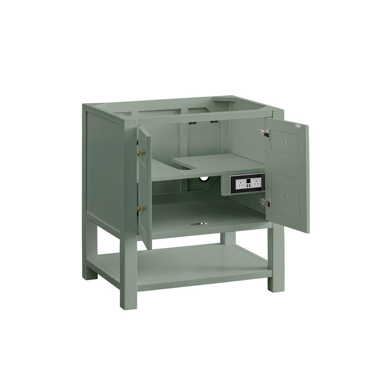 Breckenridge 30" Single Vanity Cabinet, Smokey Celadon