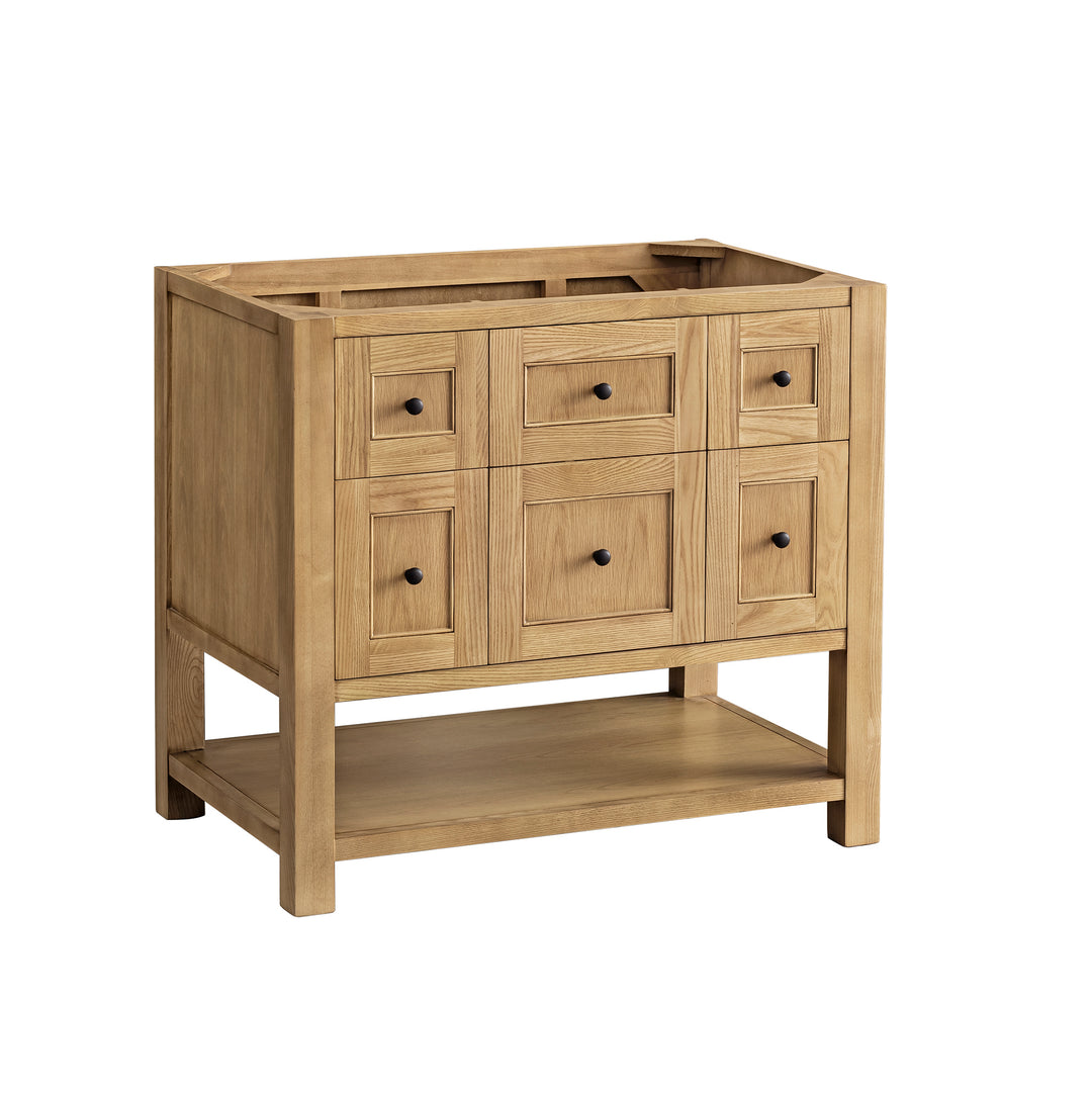 Breckenridge 36" Single Vanity Cabinet, Light Natural Oak