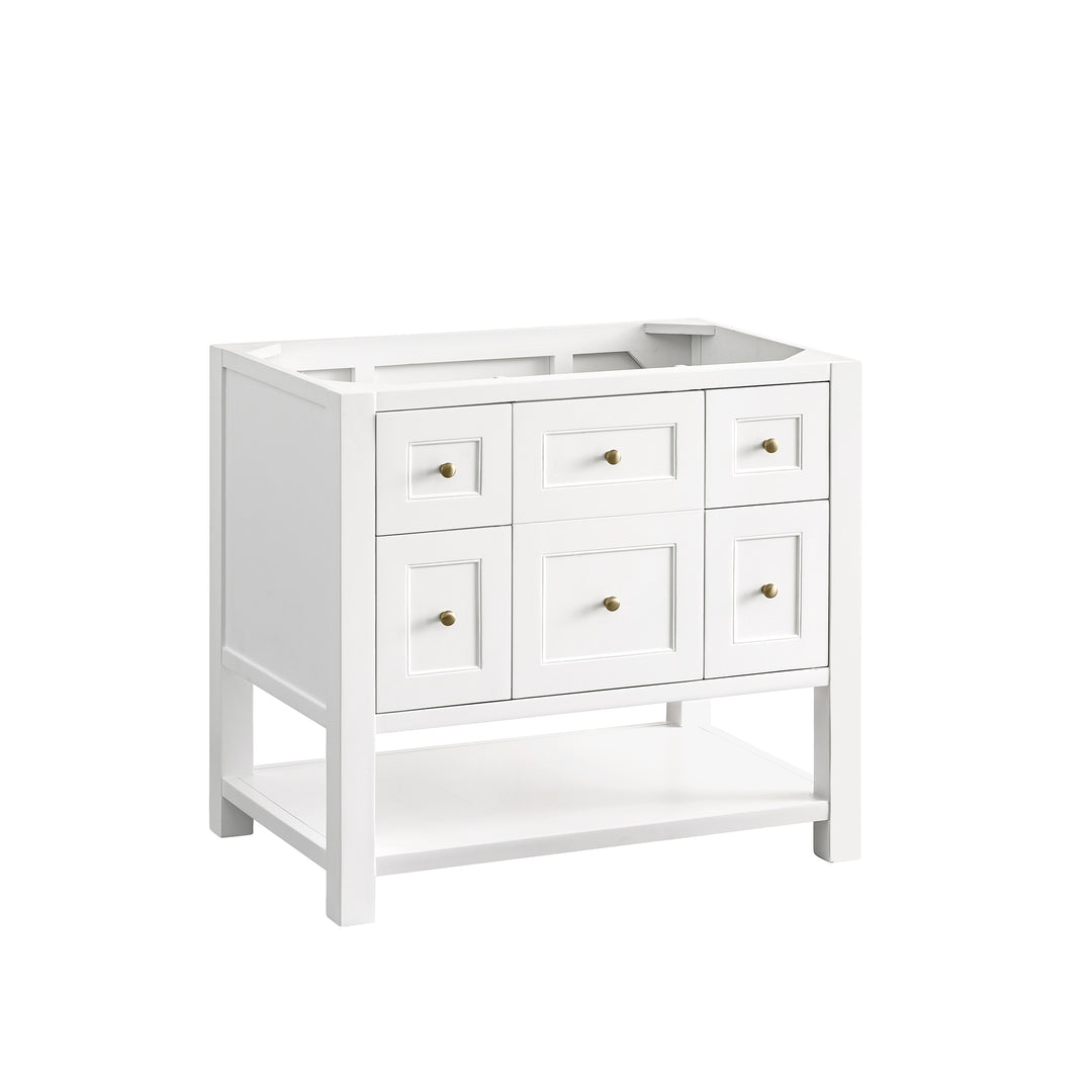 Breckenridge 36" Single Vanity Cabinet, Bright White