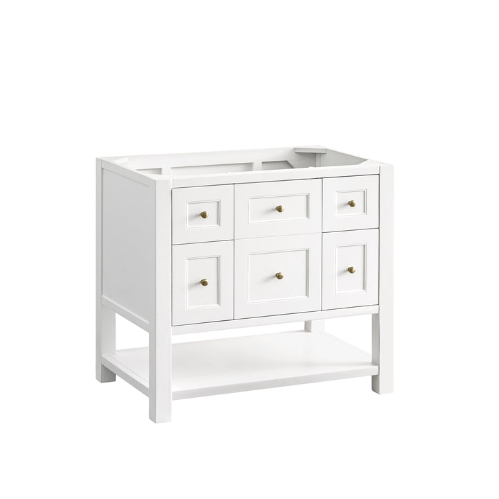 Breckenridge 36" Single Vanity Cabinet, Bright White