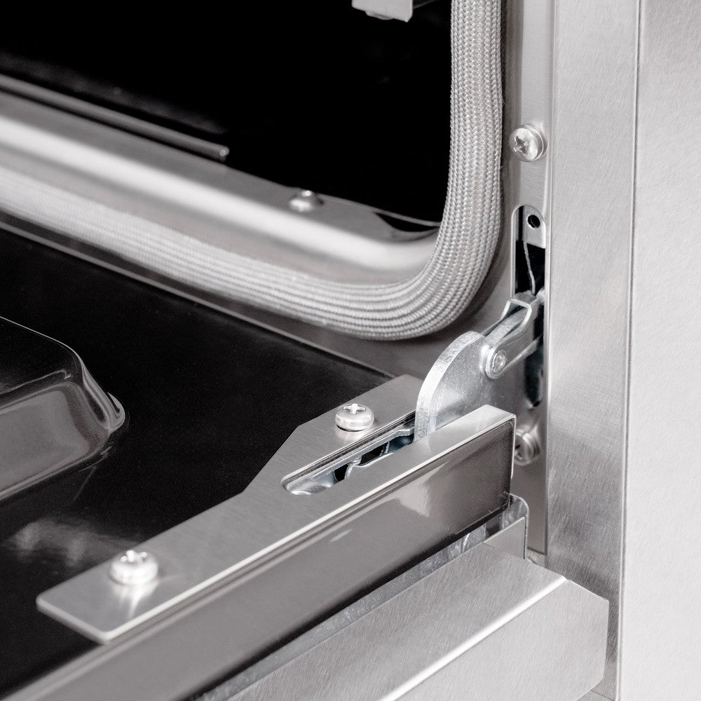 ZLINE Autograph Edition 48" 6.7 cu. ft. Classic Double Oven Gas Range with 8 Burners in DuraSnow® Stainless Steel and Polished Gold Accents, CGRSZ-48-G