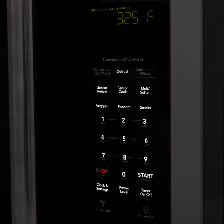 ZLINE Appliance Package - 30" Rangetop, Over The Range Convection Microwave With Traditional Handle In Black Stainless Steel, 2KP-RTBOTRH30