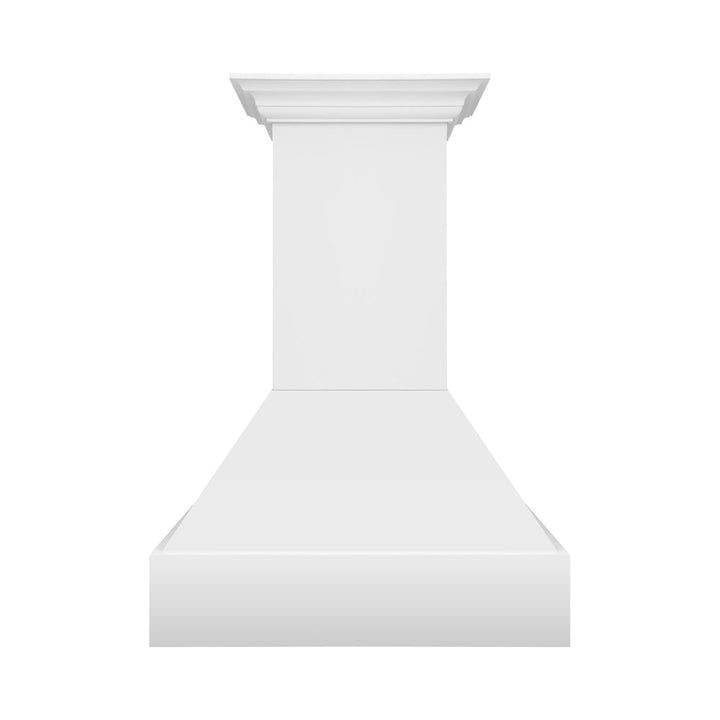 ZLINE 36 in. Wooden Wall Mount Range Hood in Rustic Bright White Finish (355WW-36)