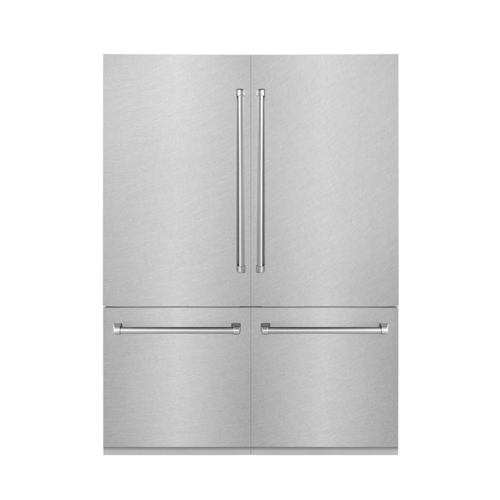 ZLINE 60" 32.2 cu. ft. Built-In Refrigerator with Internal Water and Ice Dispenser in Fingerprint Resistant Stainless Steel, RBIV-SN-60
