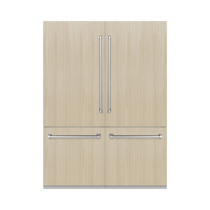 ZLINE 60 In. 32.2 cu. Ft. Panel Ready Built-In 4-Door French Door Refrigerator with Internal Water and Ice Dispenser, RBIV-60