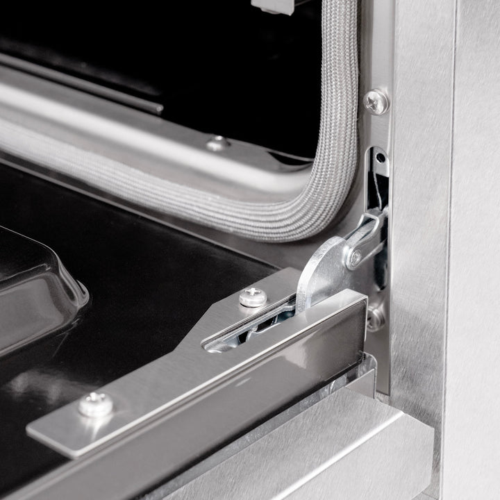 ZLINE Autograph Edition 36" 5.2 cu. ft. Classic Gas Range with 6 Burners in DuraSnow® Stainless Steel and Polished Gold Accents, CGRSZ-36-G