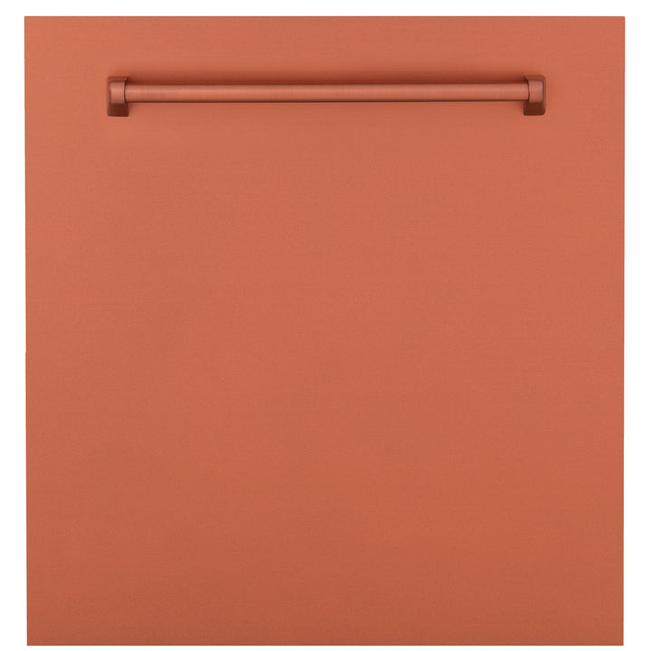 ZLINE 24" Monument Dishwasher Panel in Copper with Traditional Handle (DPMT-C-24)