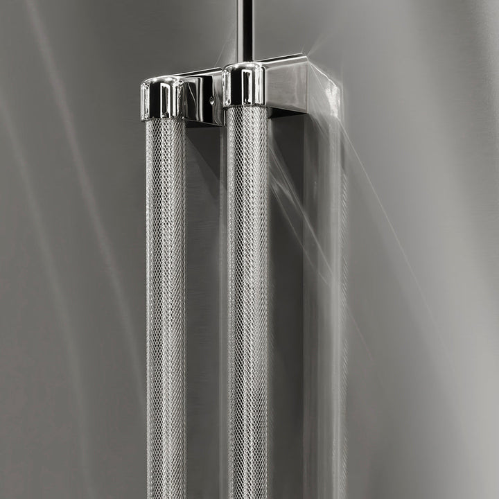 ZLINE Autograph Edition 36 in. Freestanding French Door Refrigerator Helix Handles (Set of 4) in Polished Nickel (RFMHZ-36-K-PN)