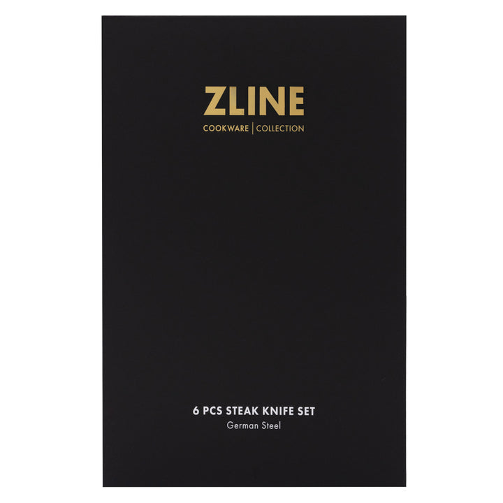ZLINE 6-Piece Professional German Steel Steak Knife Set (STK-GS-6)