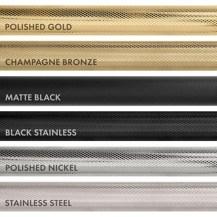 ZLINE Autograph Edition 24 in. Touchstone Dual Zone 44 Bottle Wine Cooler with Black Stainless Steel Glass Door and Champagne Bronze Helix Handle (RWDOZ-BS-24-KCB)