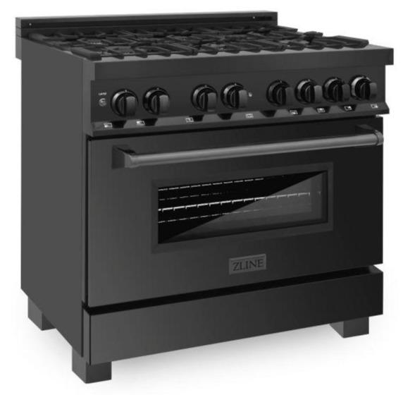 ZLINE Appliance Set – 36" Range,  Range Hood, Microwave, Dishwasher, AS-RAB-36-3