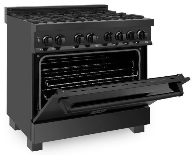 ZLINE Appliance Set – 36" Range,  Range Hood, Microwave, Dishwasher, AS-RAB-36-3