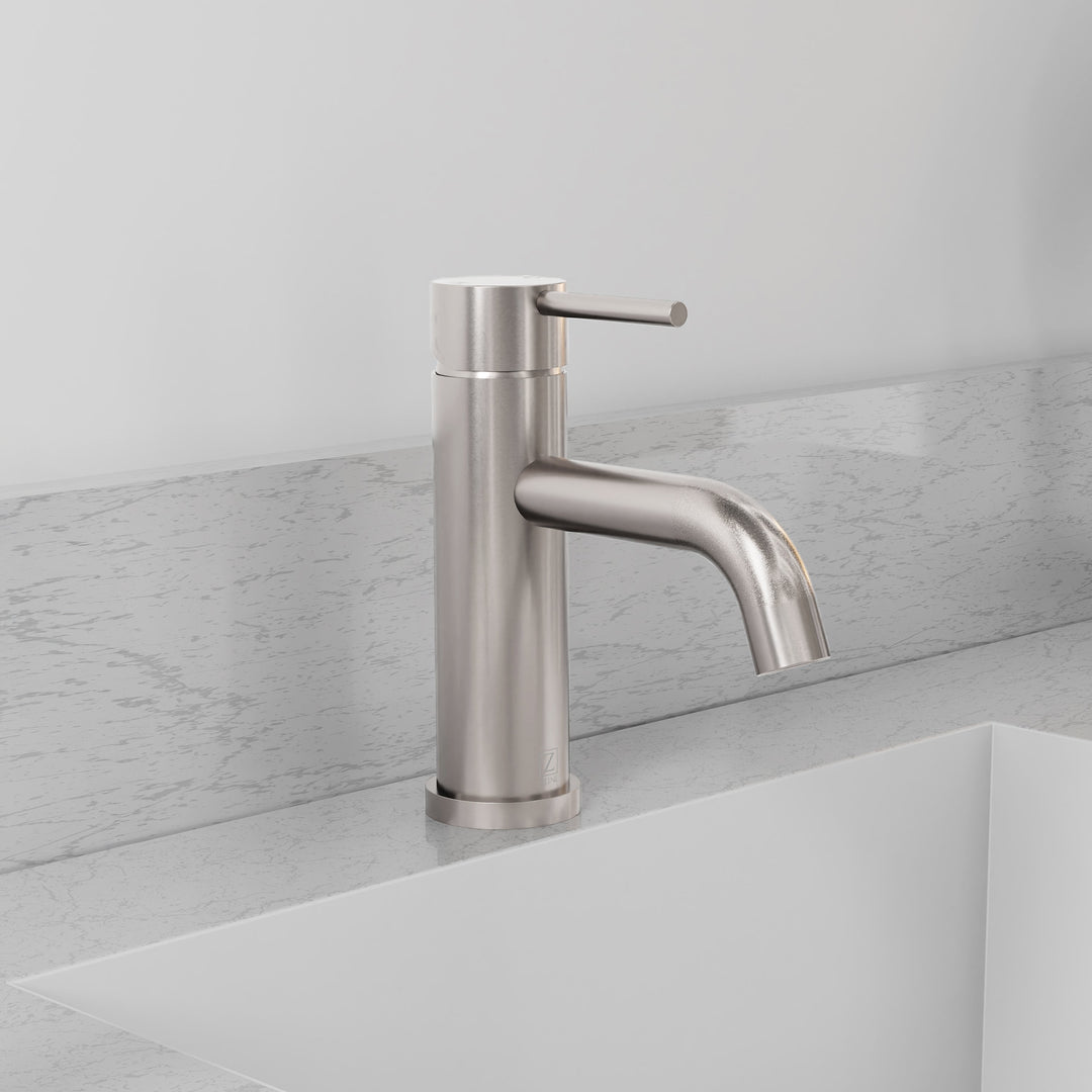 ZLINE Palisades Elegant Single Handle Bath Faucet in Brushed Nickel (RBCN1-BF-BN)