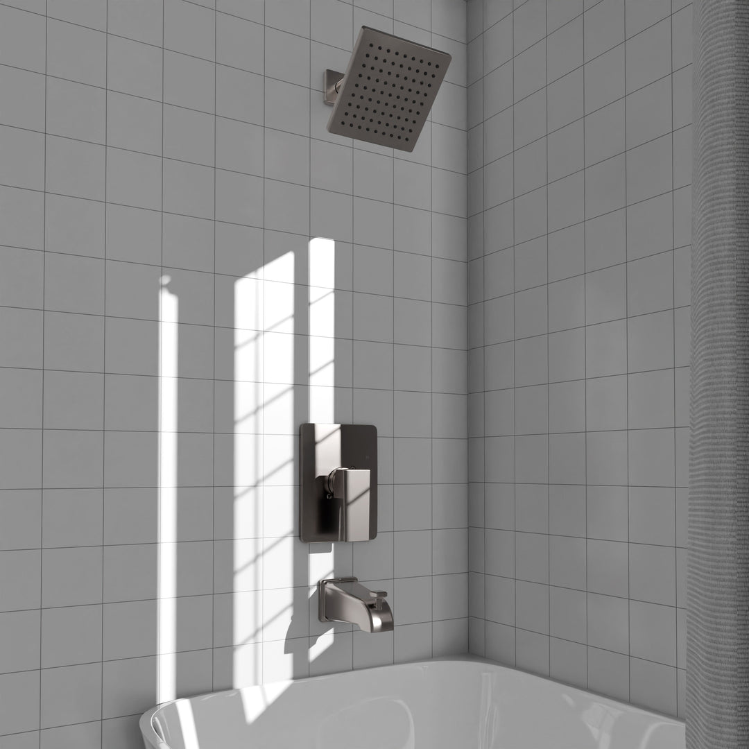 ZLINE Palisades Modern Shower System in Brushed Nickel (RBCN2-SHS-BN)