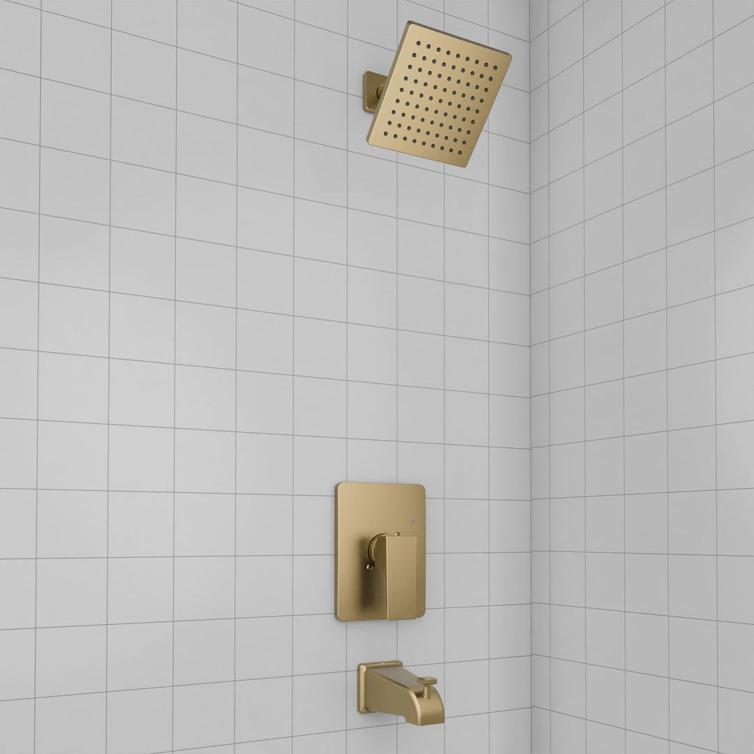 ZLINE Palisades Modern Shower System in Champagne Bronze (RBCN2-SHS-CB)