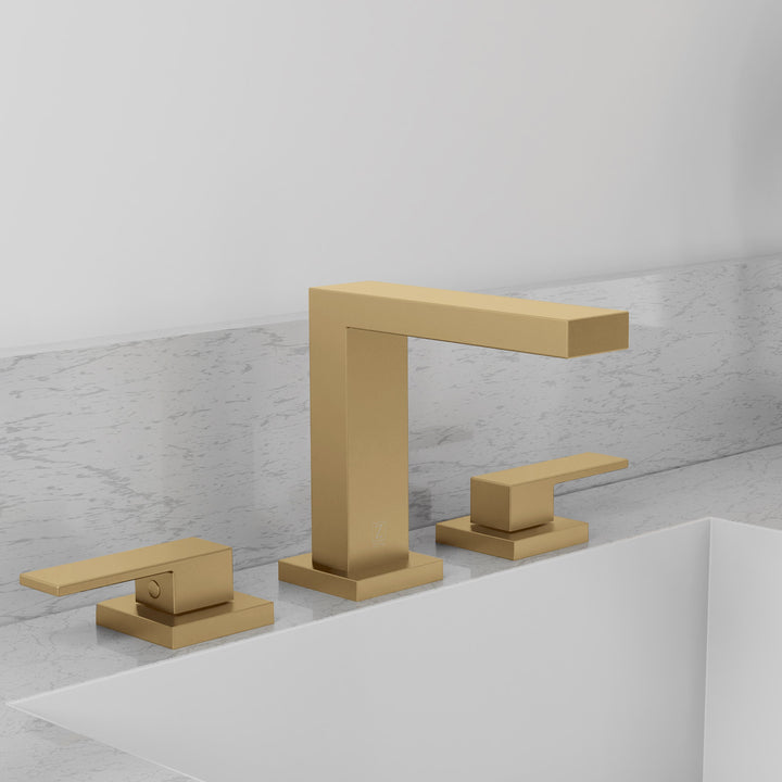 ZLINE Palisades Modern Widespread Bath Faucet in Champagne Bronze (RBCN3-BF-CB)