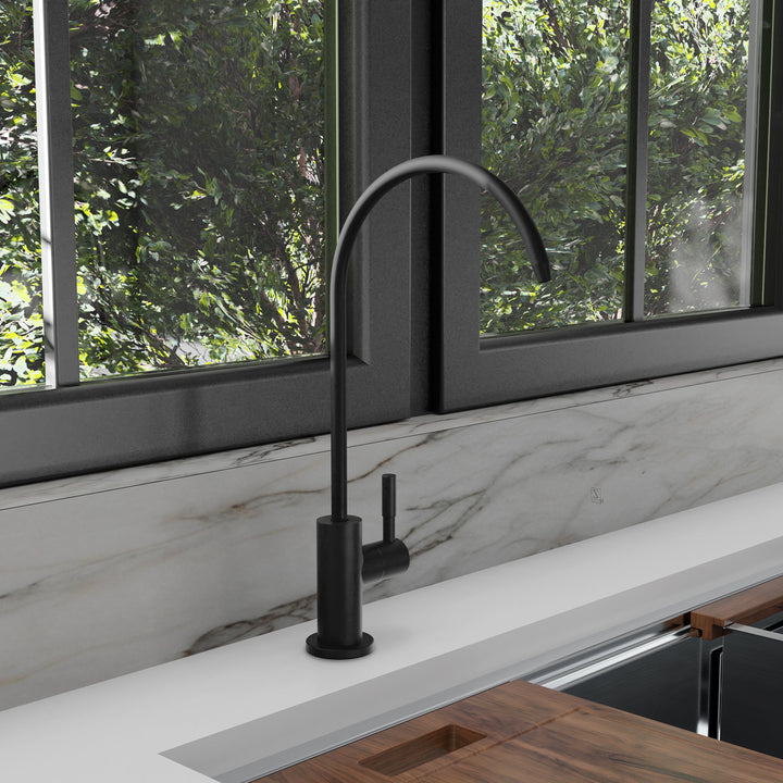 ZLINE Palisades Single Handle Drink Faucet in Matte Black (RBCN1-FBV-MB)