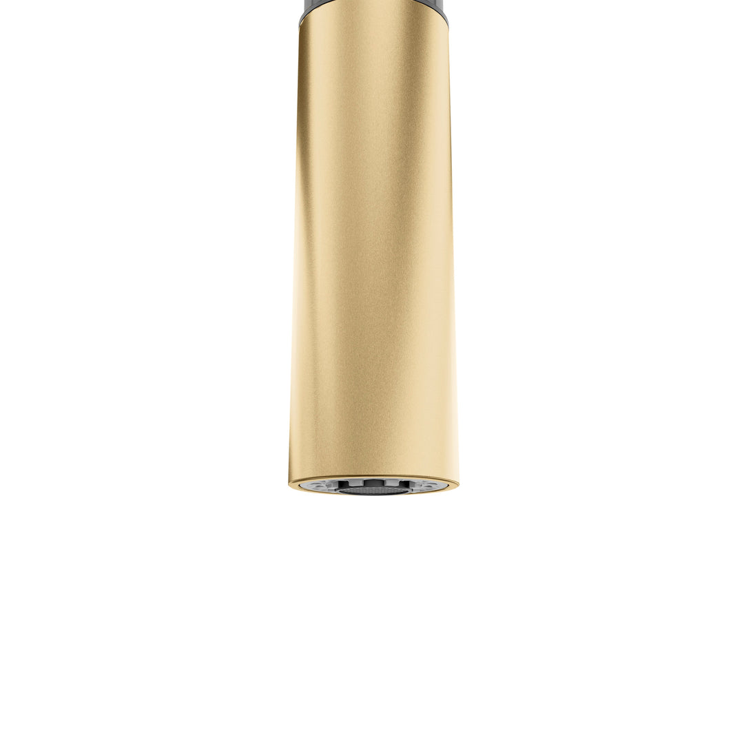 ZLINE Palisades Pull Down Single Handle Kitchen Faucet in Champagne Bronze (RBCN1-KF-CB)