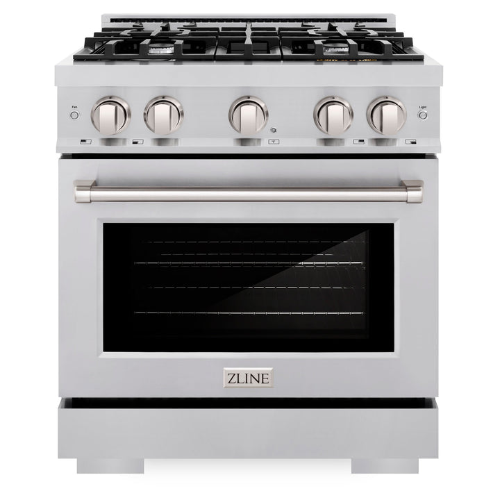 ZLINE 30" 4.2 cu. ft. Select Gas Range with 4 Burners in Stainless Steel, HGR30