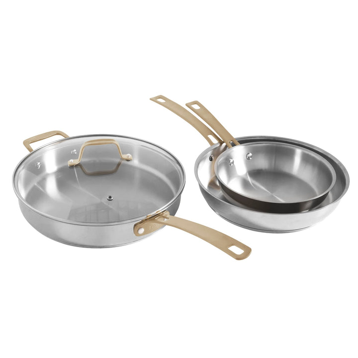 ZLINE 10-Piece Non-Toxic Stainless Steel Cookware Set (CWSETL-ST-10)