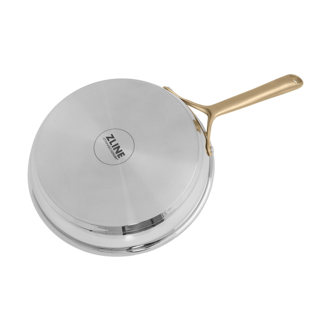 ZLINE 10-Piece Non-Toxic Stainless Steel with 3-Piece Nonstick Ceramic Cookware Set (CWSETL-NS-10)