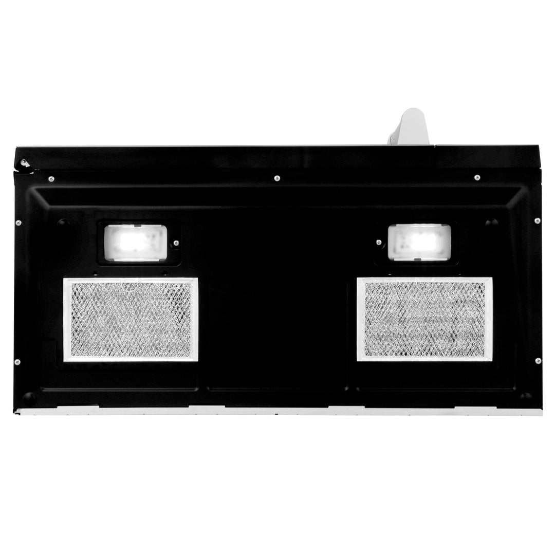 ZLINE 1.5 cu. ft. Over the Range Convection Microwave Oven in Stainless Steel with Traditional Handle and Sensor Cooking (MWO-OTR-H-30)