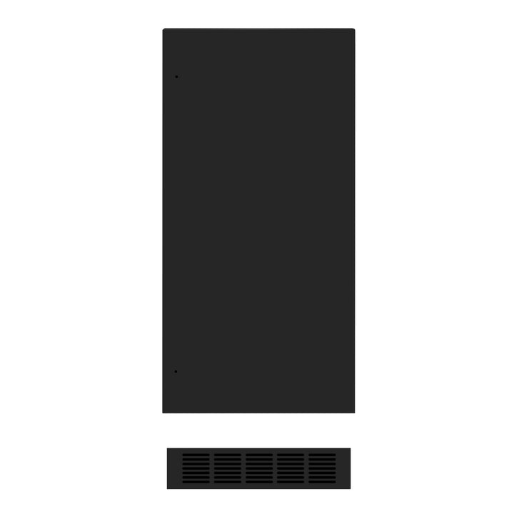 ZLINE 15 In. Touchstone Ice Maker Door Panel in Black Matte (IPO-BLM-15)