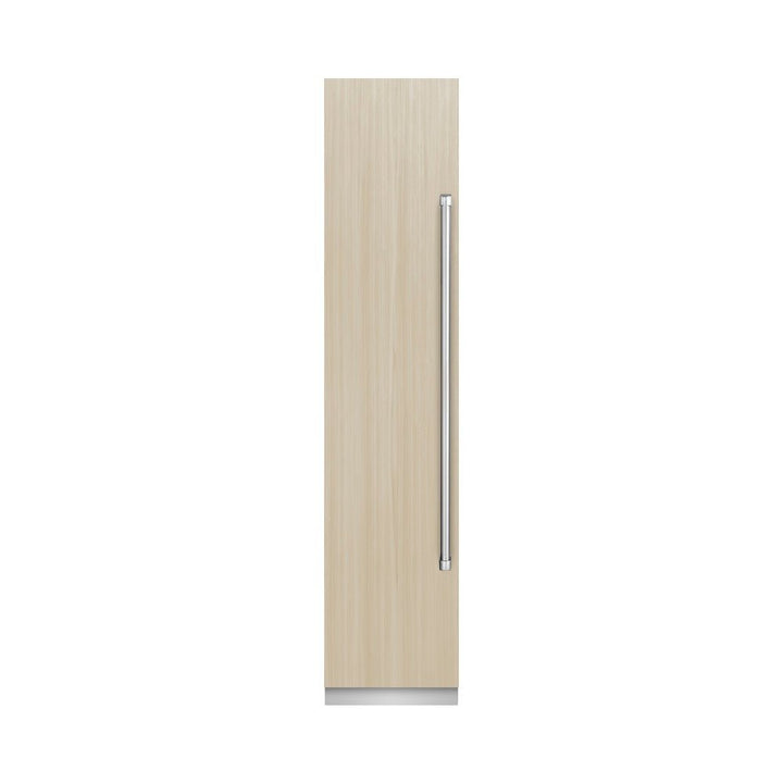 ZLINE 18 in. 8.6 cu. ft. Panel Ready Left Hinge Column Freezer with Graphite Gray Interior (RBCFVL-18)