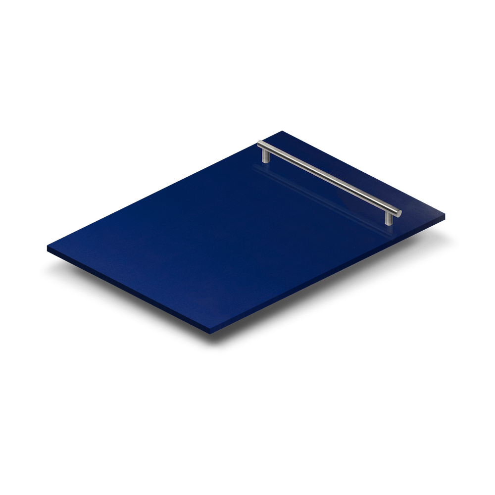 ZLINE 18 in. Dishwasher Panel in Blue Gloss with Modern Handle (DP-BG-H-18)