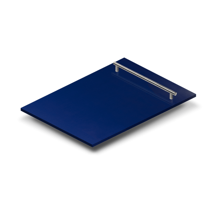 ZLINE 18 in. Dishwasher Panel in Blue Gloss with Modern Handle (DP-BG-H-18)